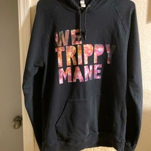 Men’s Black Medium Pull-Over Hoodie